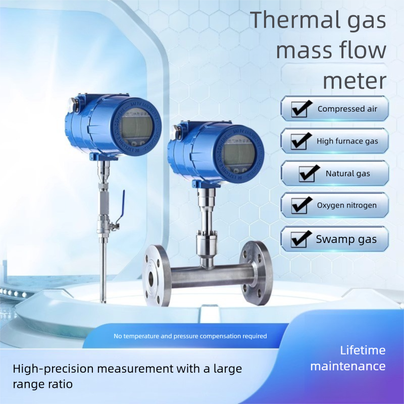Flow meter for compressed air and gases